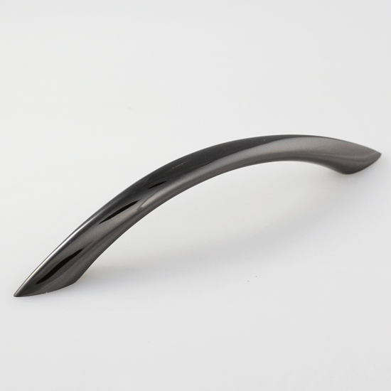 Eurofit H-009-128BN, Handle, 128mm, Black Nickel, 25/100 (ARCH)