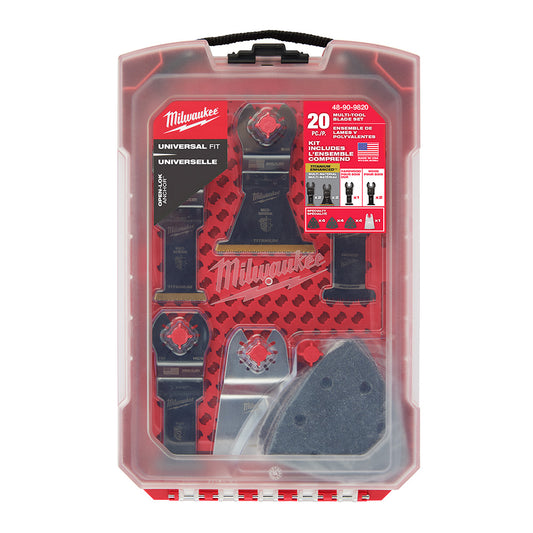 Milwaukee 48-90-9820, Oscillating Multi-Tool Blade 20PC KIT W/CASE