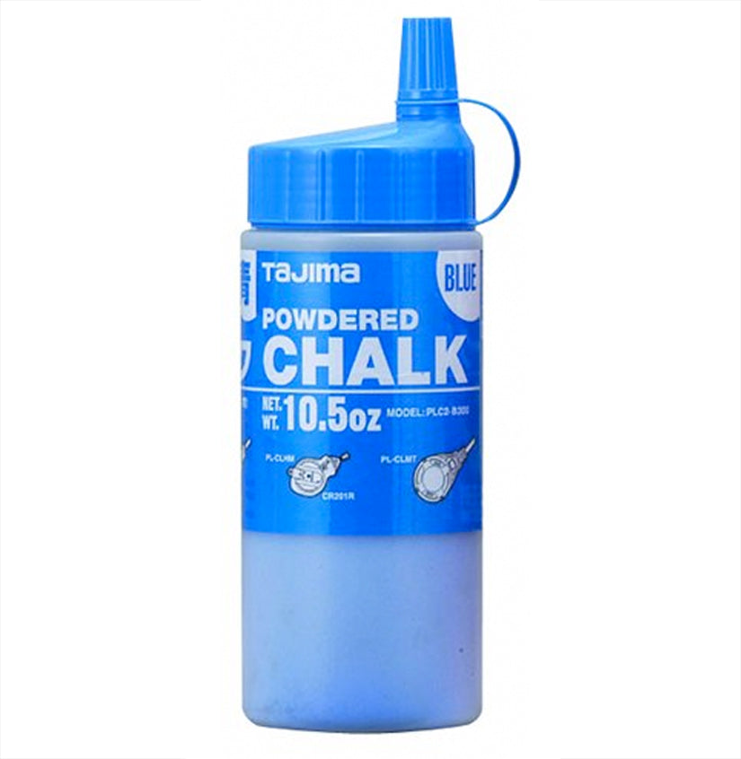 Tajima PLC2-B300, Micro Chalk, ultra-fine chalk, blue, easy-fill nozzle, 300g / 10.5 oz.