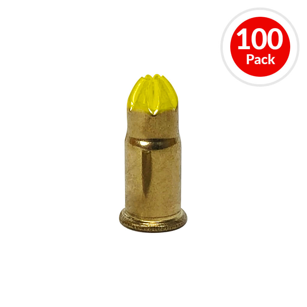 DEWALT 50506-PWR, Yellow 0.22-Caliber Short Single Low Velocity Power Load Shots (100-Pack)