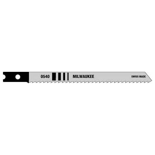 Milwaukee 48-42-0540, 3-5/8" 10 TPI High Carbon Steel Jig Saw Blade (5/pkg)