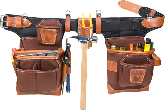 Occidental Leather 9855, Adjust-to-Fit™ FatLip™ Tool Bag Set - Cafe