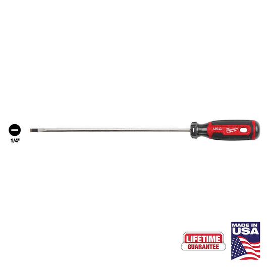 Milwaukee MT214, 1/4" Cabinet 10" Cushion Grip Screwdriver (USA)