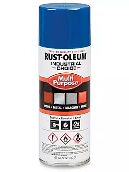 Rust-Oleum 1624830, Industrial Spray Paint - OSHA Safety Blue