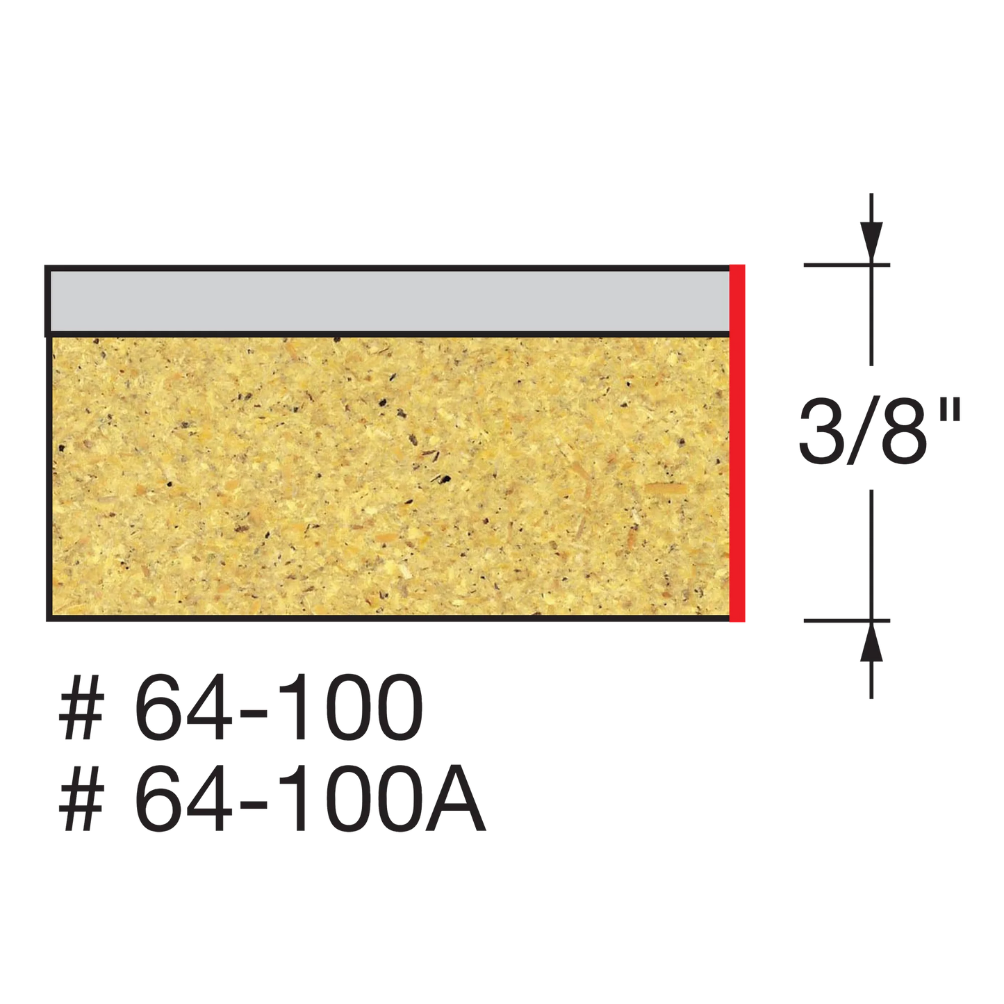 Freud 64-100, Carbide Router Bit - 1/4" Solid Carbide Flush Trim Bit