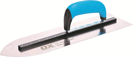 OX Tools OX-P018716, Pro 16" Stainless Steel Pointed Finishing Trowel