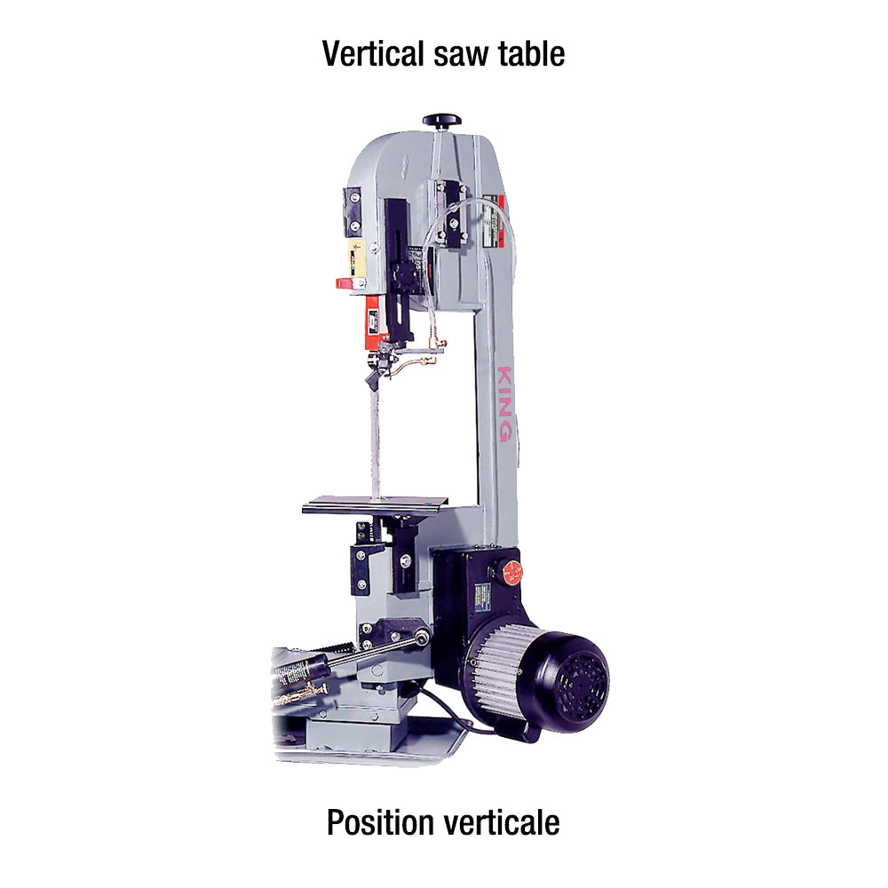 KING Canada KC-712GH-5, 7" x 12" Metal Cutting Band Saw with Gear Drive