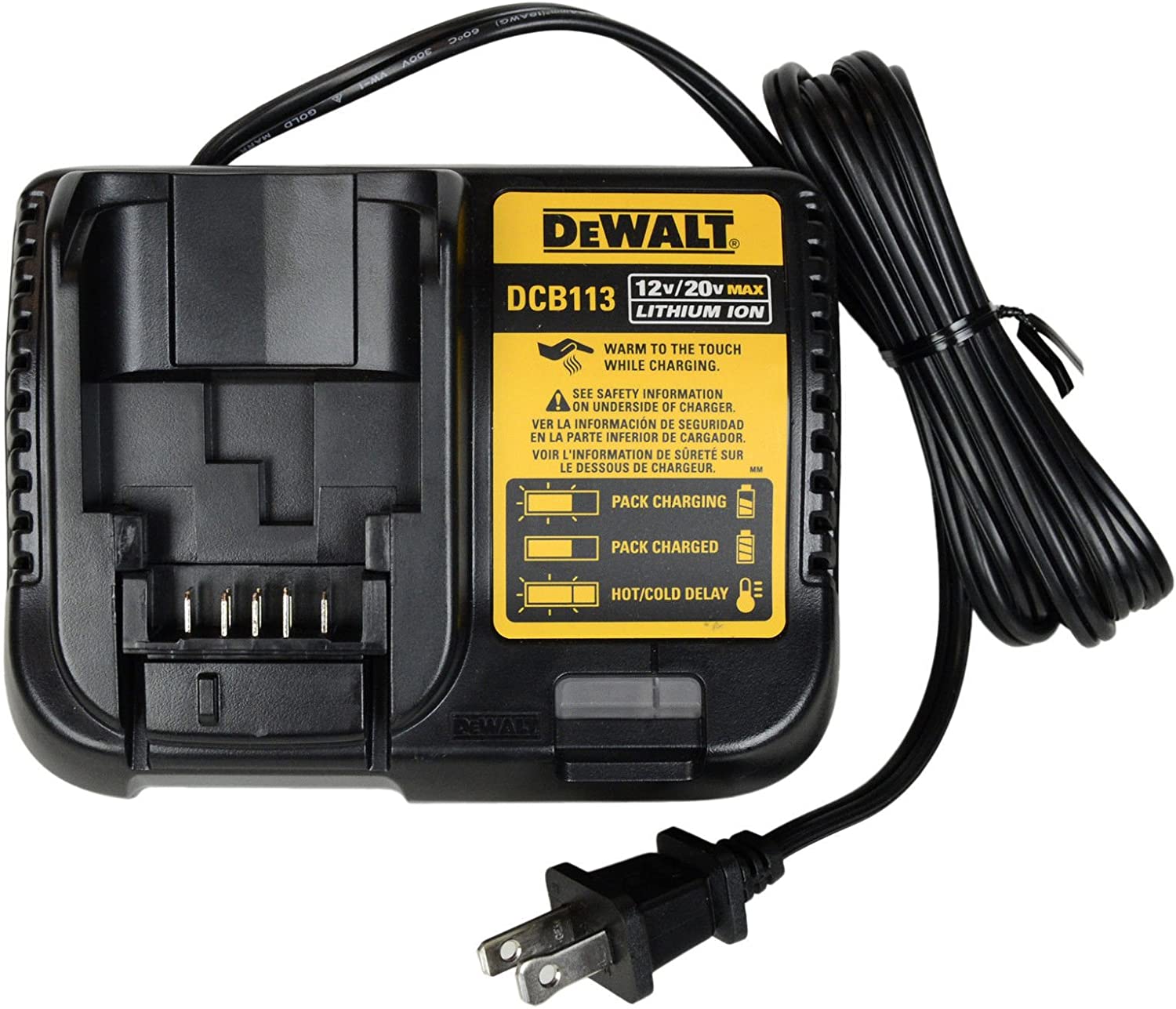 DEWALT DCB113, 2V/20V Lithium Ion Charger