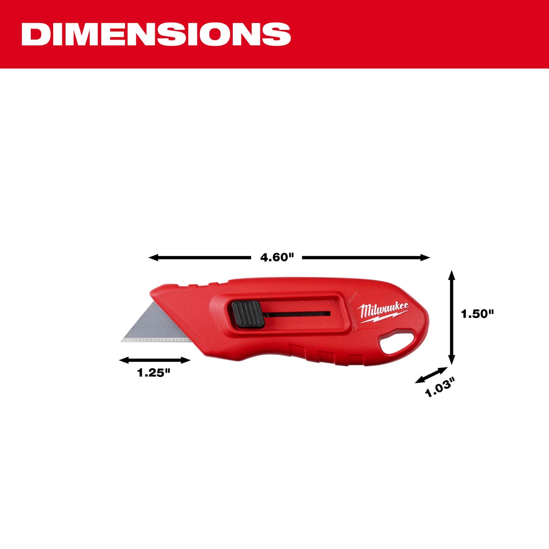 Milwaukee 48-22-1516, Compact Side Slide Utility Knife