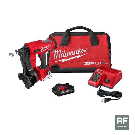 Milwaukee 2909-21, M18 FUEL™ Coil Roofing Nailer Kit