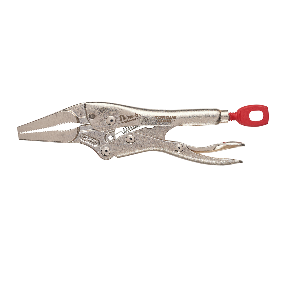 Milwaukee 48-22-3504, 4" Torque Lock Long Nose Locking Pliers with Grip