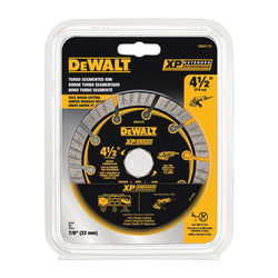 DEWALT DW4713T, 4-1/2'' XP Turbo Segmented Diamond Blade