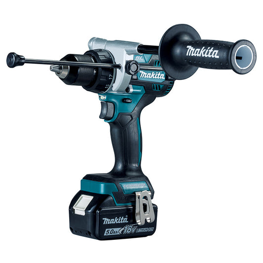 Makita DDF486RTE, 18V LXT Brushless Cordless 1/2" Drill / Driver w/XPT (5.0 Ah x2 Kit)