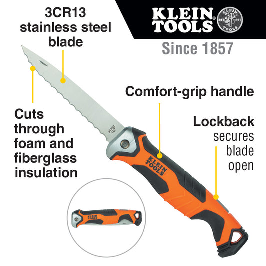 Klein Tools 31733, Folding Insulation Cutter