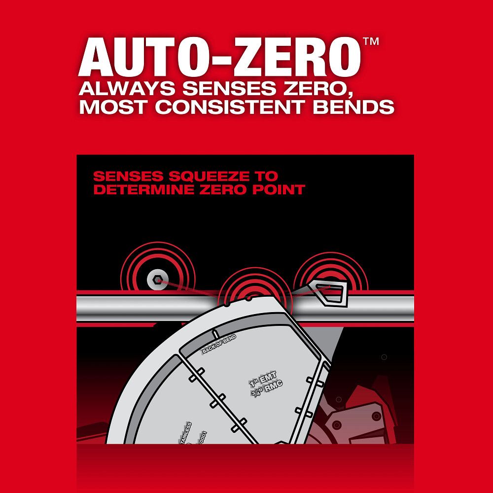 Milwaukee 5150-20, M18 FUEL™ BRANCH CONDUIT BENDER w/ AUTO-ZERO™
