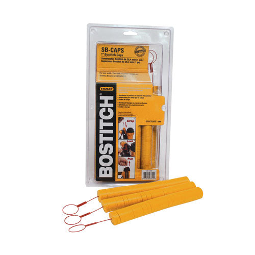 Bostitch SB-CAPS, 1" Caps for Cap Stapler and Nailer (1000/pk)