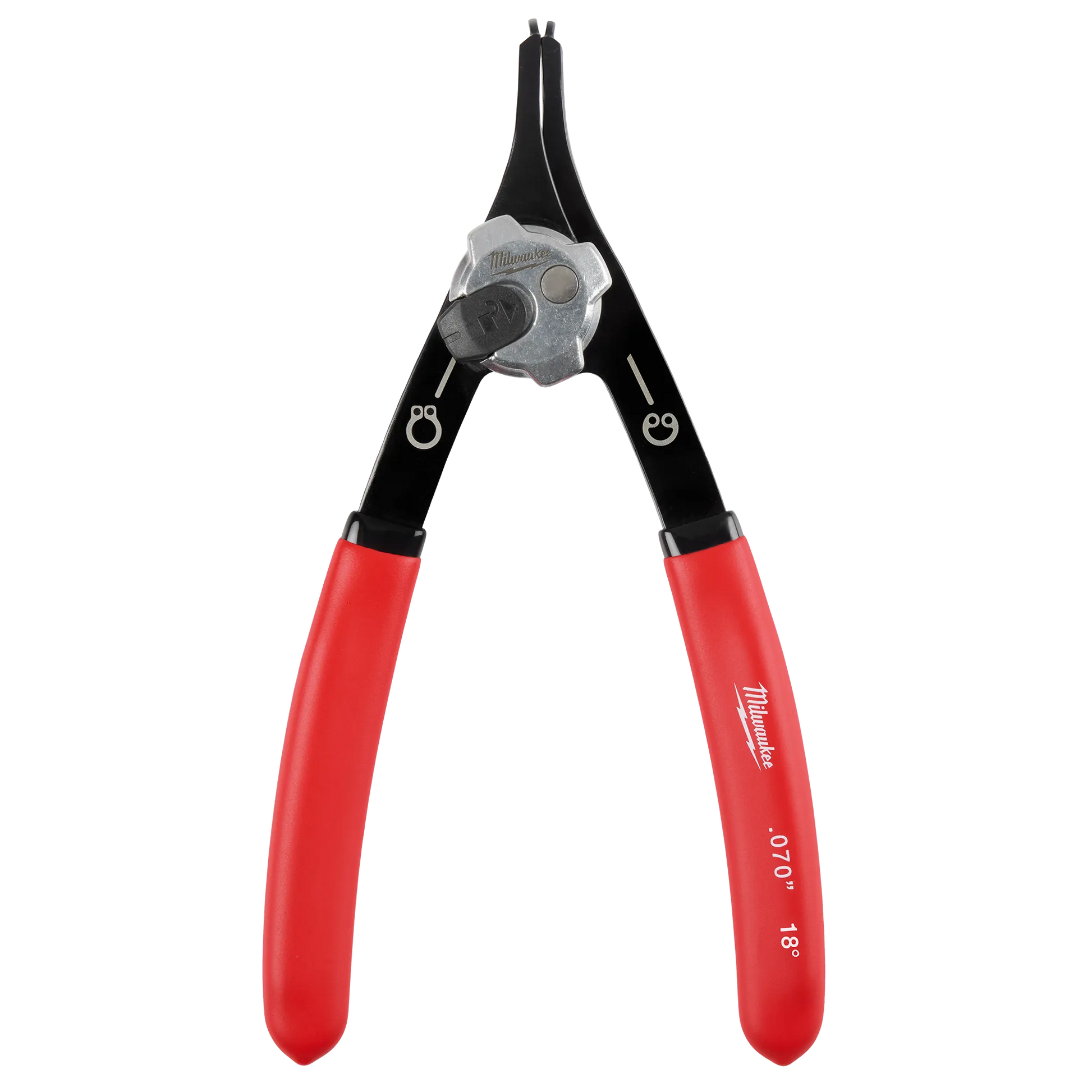 Milwaukee 48-22-6536, 0..070" Convertible Snap Ring Pliers - 18°