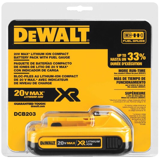 DEWALT DCB203, 20V MAX Li-Ion Battery (2.0 Ah)