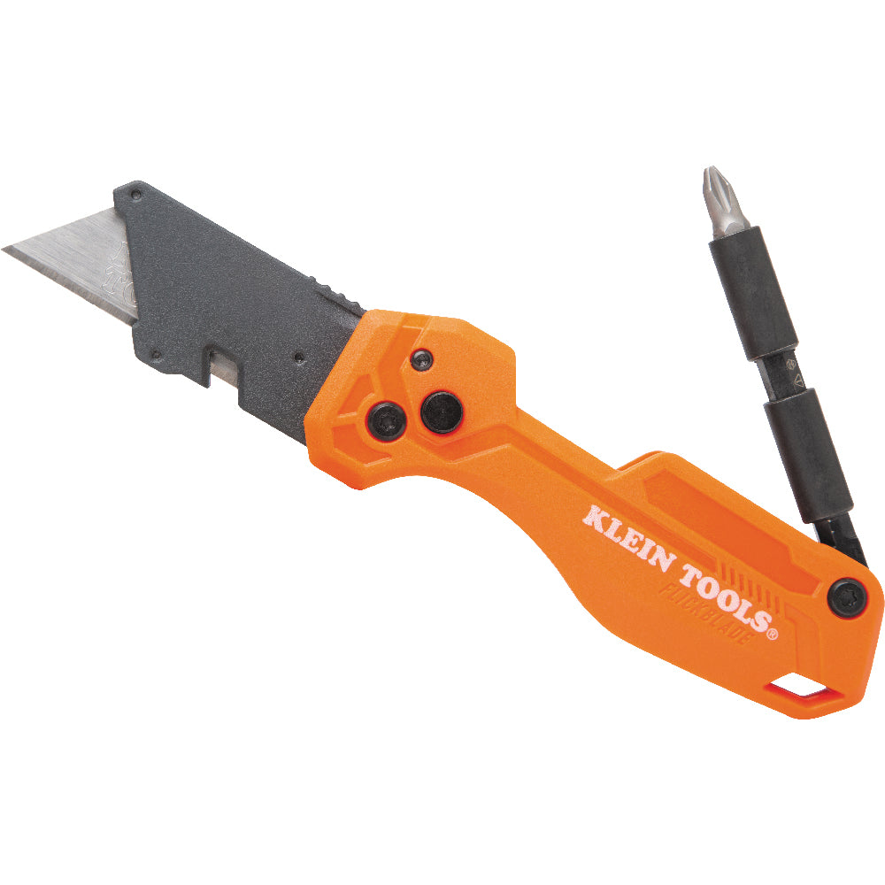 Klein Tools 44304, Folding Utility Knife With Driver