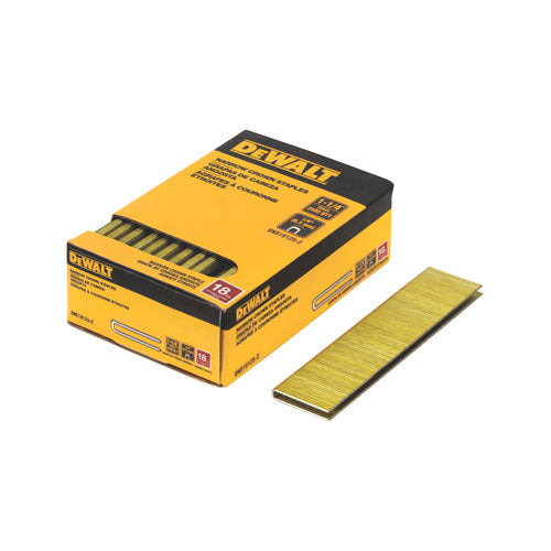 DEWALT DNS18125-2, 18 Gauge 1/4'' Crown 1-1/4'' Staples 2,500 Quantity