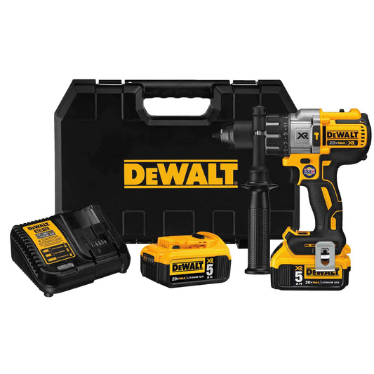 DEWALT DCD996P2, 20V MAX Brushless 1/2'' Hammerdrill Kit (5.0 Ah)