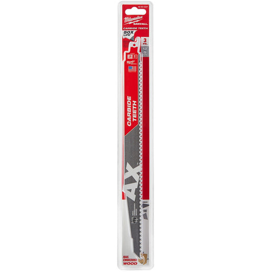 Milwaukee 48-00-5327, THE AX with Carbide Teeth 5T 12L (3/pkg)