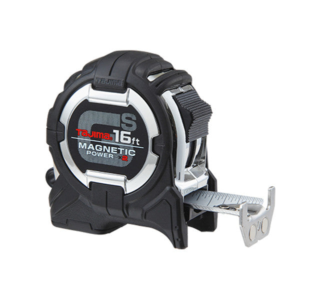 Tajima GS-SC16BW, GS-LOCK, 16ft x 1in strong tape & MAGNETIC POWER x 2 with COMPATIBLE CLIP