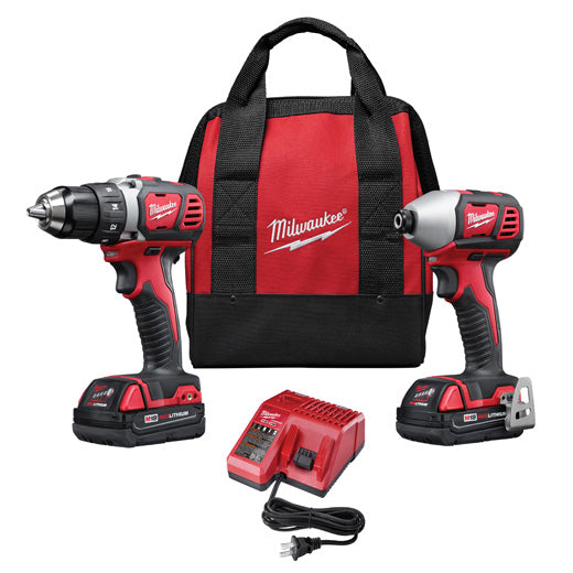 Milwaukee 2691-22, M18 Li-Ion 2-Tool Combo Kit (Drill/Impact)