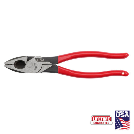 Milwaukee MT500, 9" Linesmans Dipped Grip Pliers - USA