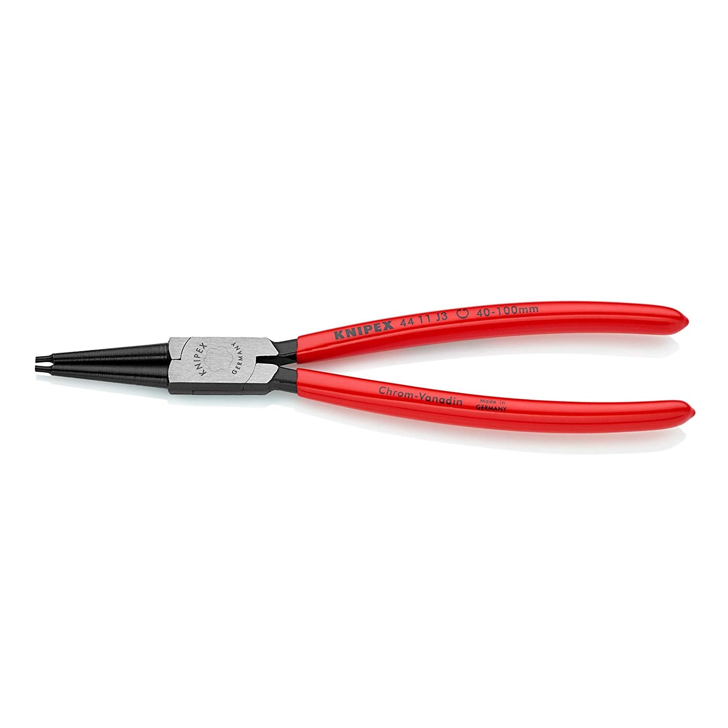 Knipex 44 11 J3 SBA, Circlip "Snap-Ring" Pliers-Internal Straight-Forged Tip-Size 3