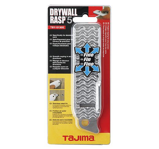 Tajima TBY-S130S, Drywall Rasp 5, Fine, 5 in (127mm)