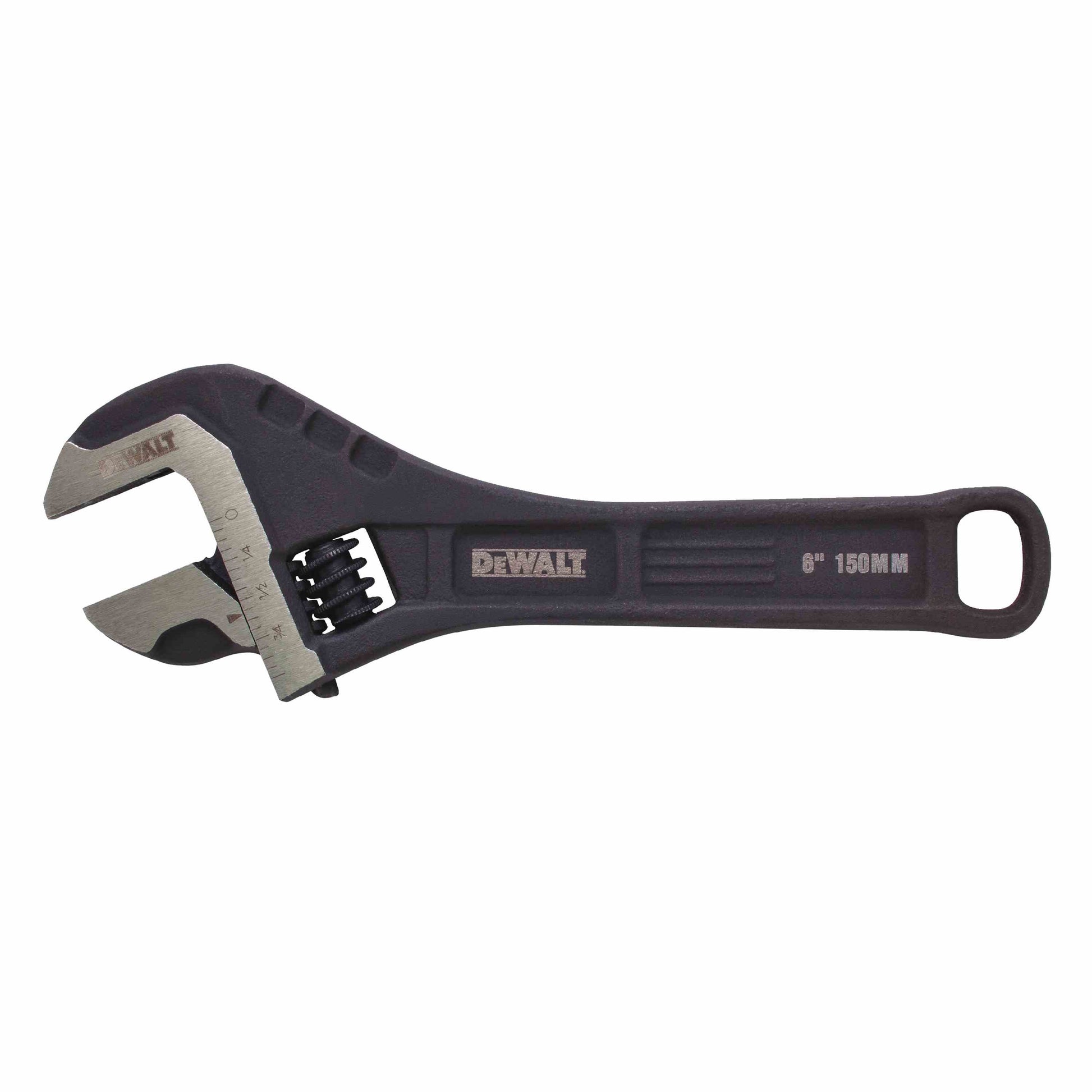 DEWALT DWHT80266, 6'' Adjustable Wrench (All Steel)