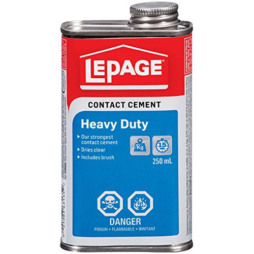 LePage 1504724, Heavy Duty Contact Cement (w/brush)