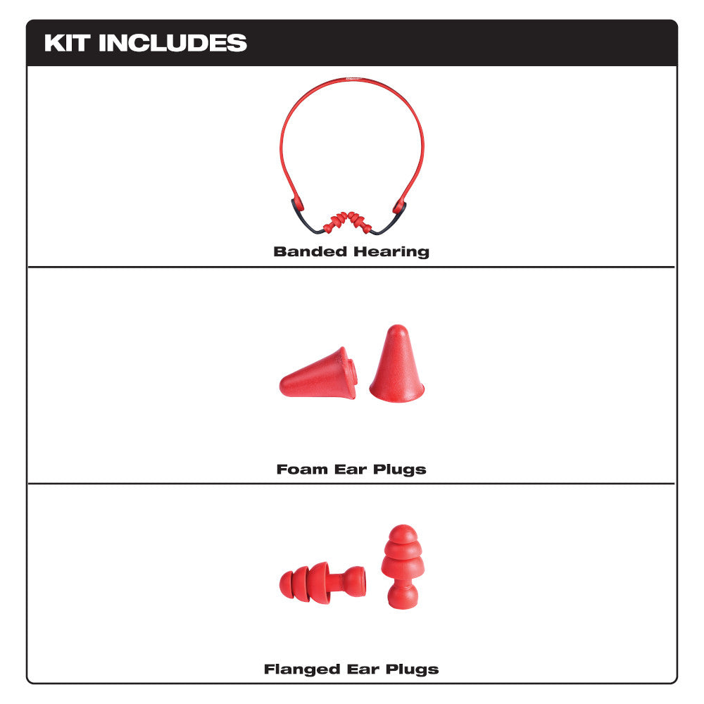 Milwaukee 48-73-3201, Banded Ear Plugs