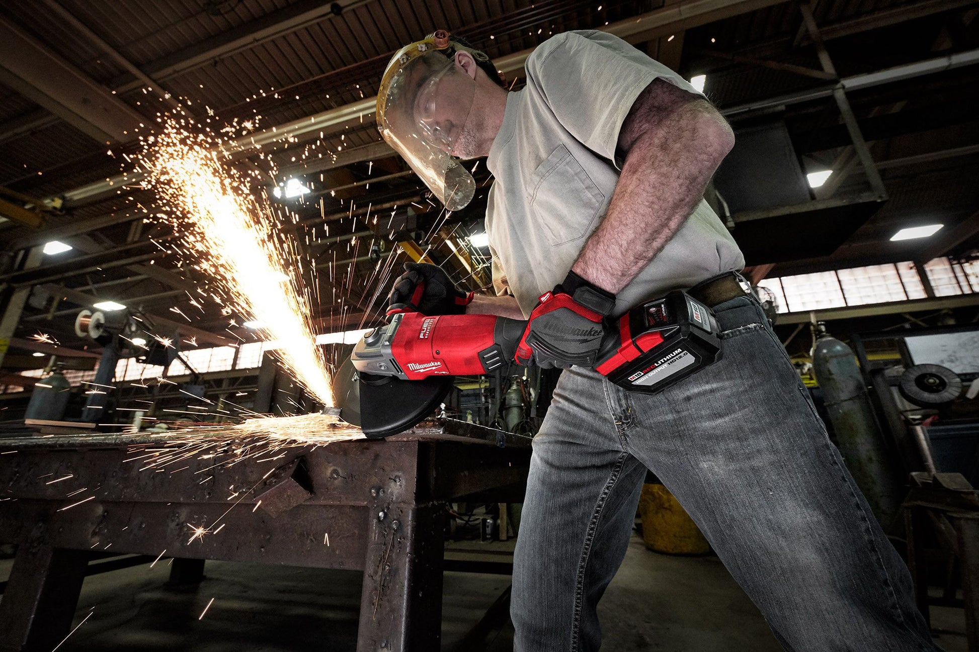 Milwaukee 2785-20, M18 FUEL 7" / 9" HP LARGE ANGLE GRINDER (Tool Only)