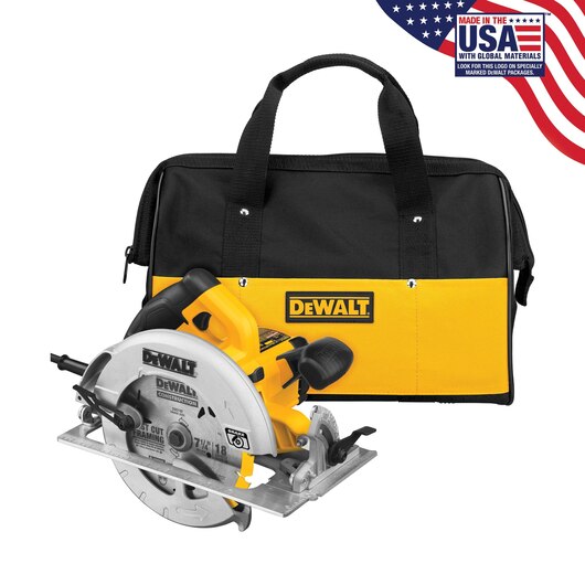 DEWALT DWE575SB, 7-1/4'' Lightweight Circular Saw w/Electric Brake