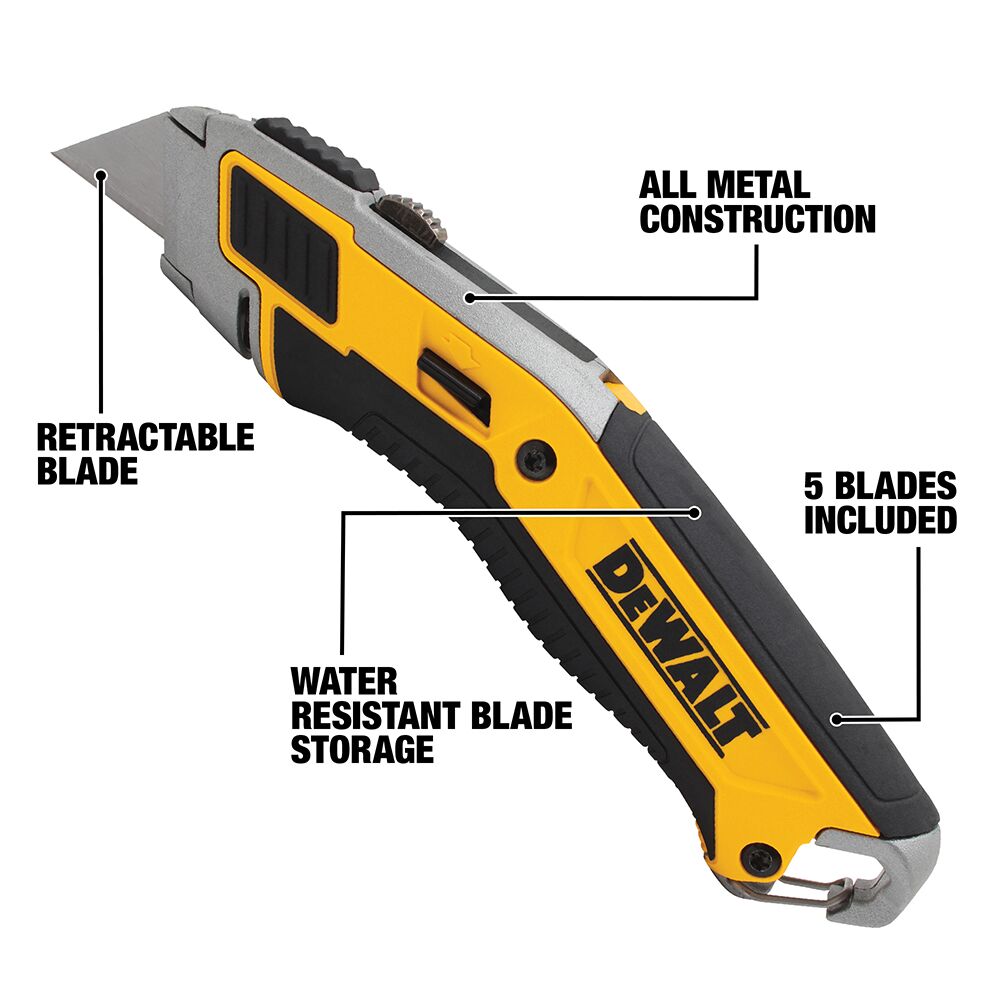 DEWALT DWHT10295, Premium Retractable Utility Knife