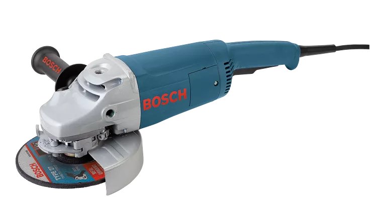 BOSCH 1772-6, 7” Angle Grinder - 15 Amp w/ Lock-on Trigger Switch