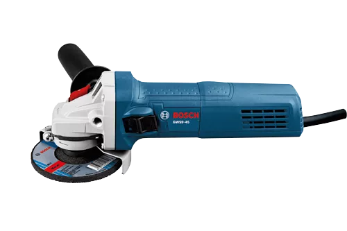 BOSCH GWS9-45, 4-1/2” Angle Grinder - 8.5 Amp w/ Lock-on Slide Switch