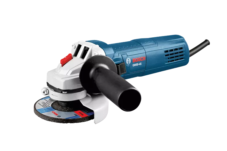 BOSCH GWS9-45, 4-1/2” Angle Grinder - 8.5 Amp w/ Lock-on Slide Switch