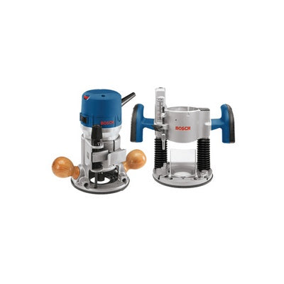 BOSCH 1617EVSPK, 2.25 HP Combination Plunge- and Fixed-Base Router