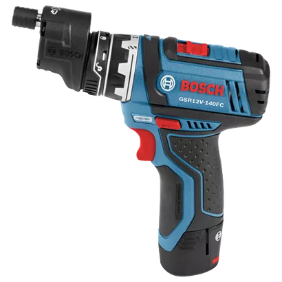 BOSCH GSR12V-140FCB22, 12V Max FlexiClick 5-in-1 Drill Driver Kit w/ (2) 2.0 Ah Batteries