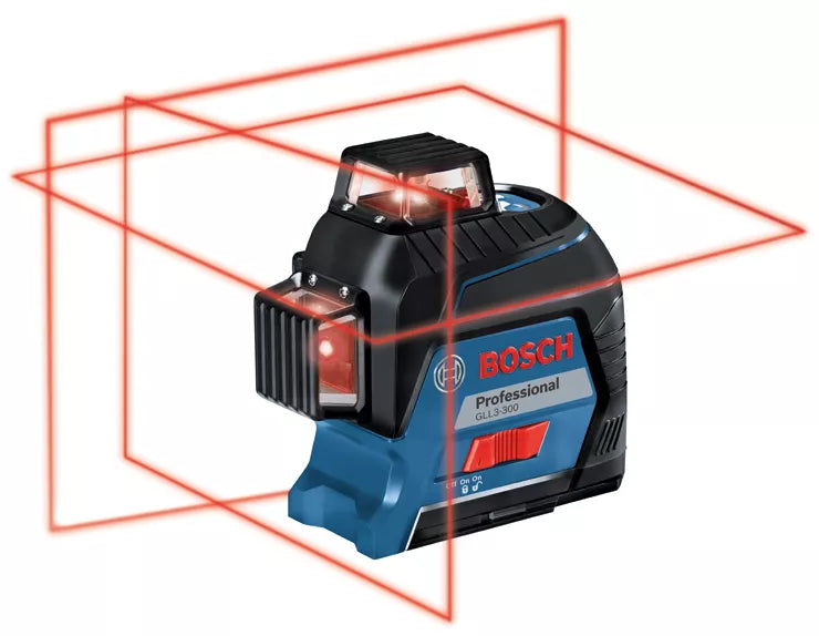 BOSCH GLL3-300, 360⁰ Three-Plane Leveling and Alignment-Line Laser