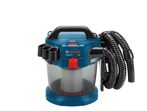 BOSCH GAS18V-3N, 18V 2.6-Gallon Wet/Dry Vacuum Cleaner with HEPA Filter (Bare Tool)