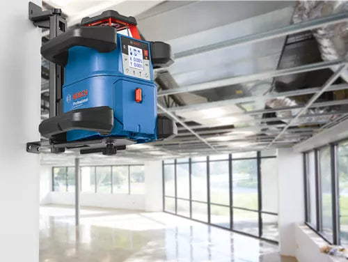 BOSCH GRL4000-80CHK, 18V REVOLVE4000 Connected Self-Leveling Horizontal Rotary Laser Kit with (1) CORE18V® 4 Ah Advanced Power Battery