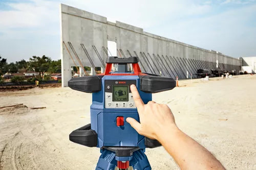 BOSCH GRL4000-80CHV, 18V REVOLVE4000 Connected Self-Leveling Horizontal/Vertical Rotary Laser with (1) CORE18V® 4 Ah Advanced Power Battery