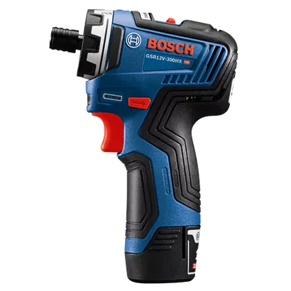 BOSCH GSR12V-300HXB22, 12V Max Brushless Screwdriver Kit w/ (2) 2.0 Ah Batteries