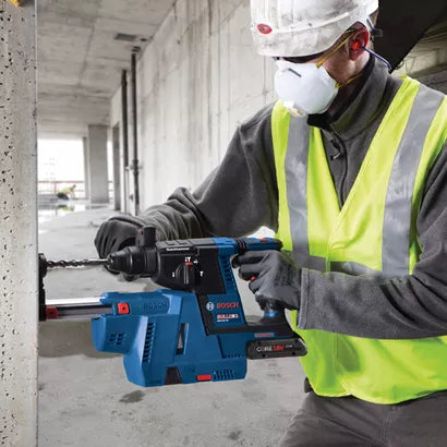 BOSCH GBH18V-26K25, 18V Brushless 1" SDS-plus® Compact Rotary Hammer w/ (2) 4.0 Ah CORE Performance Batteries