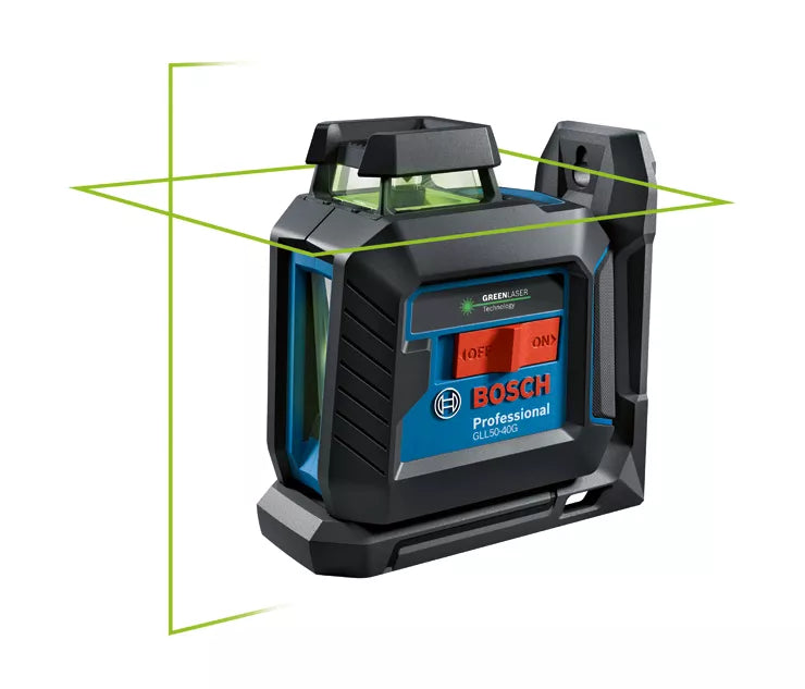 BOSCH GLL50-40G, GLL50-40G 360⁰ Horizontal Cross-Line Laser-Green