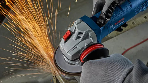 BOSCH GWS10-450P, 4-1/2” Angle Grinder - 10 Amp w/ Lock-on Paddle Switch